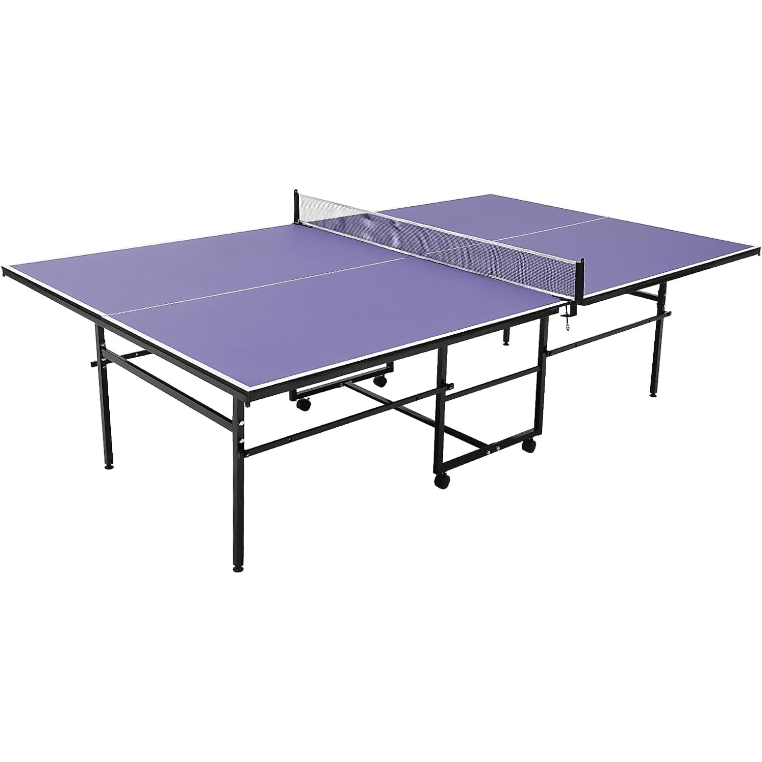 Table Tennis Olympics - 8 ft Taşınabilir Ping Pong Masası,