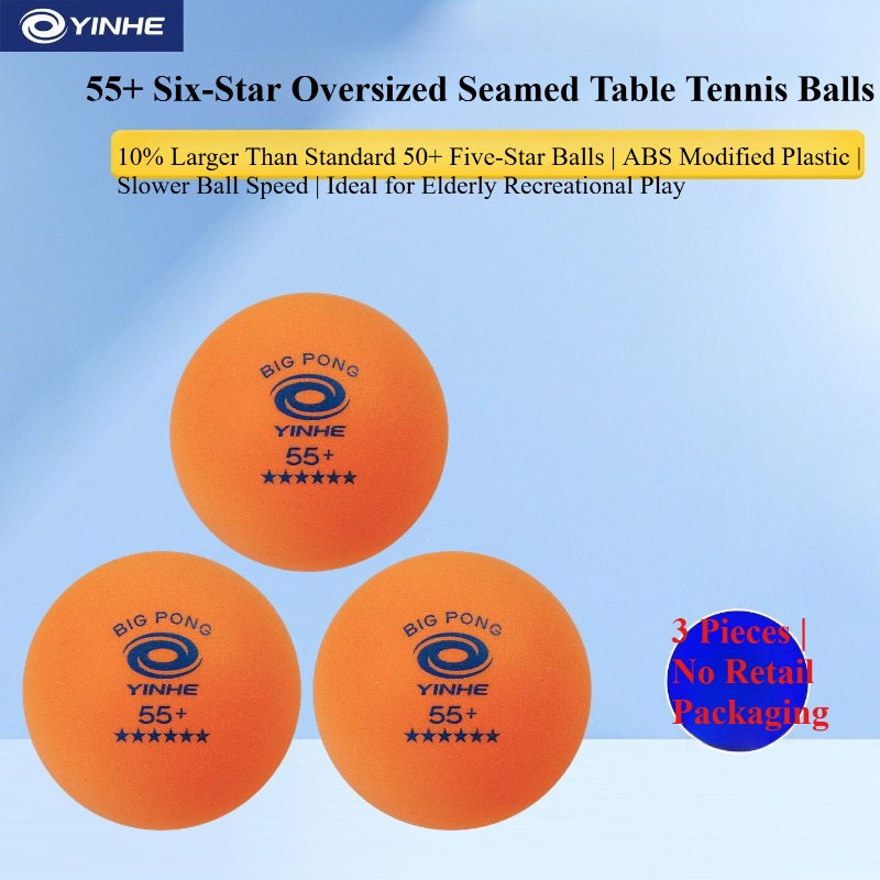 Table Tennis Olympics - YINHE 5/6 Yıldız 50+/55+ Mm Dikişli