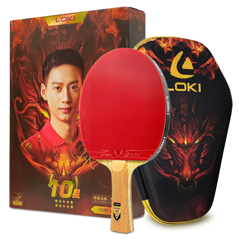 Table Tennis Zhang Jike - Orijinal LOKI Masa Tenisi Raketi Ejderha