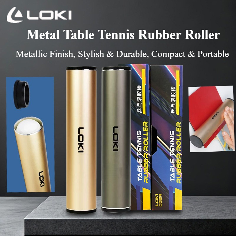 Table Tennis Loki - LOKI Metal Masa Tenisi Kauçuk Rulo