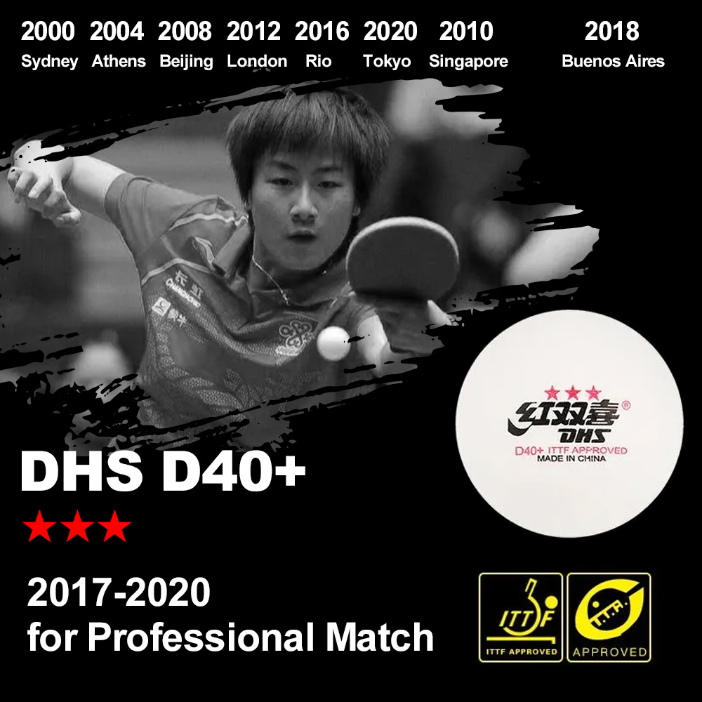 DHS D40+ DJ40+ Ping Pong Topla - Table Tennis Olympics incelemesi ve fiyatı